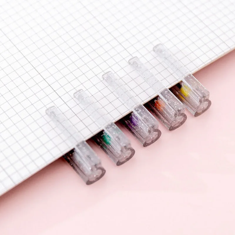 8 шт./компл. хайлайтер Kawaii канцелярский комплект, принадлежности для живописи для детей рисования канцелярские гелевые ручки цвет воды Kawaii школьные принадлежности