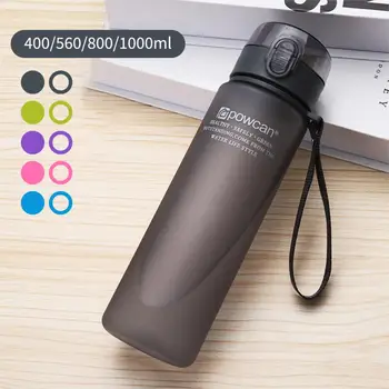 

Water Bottle 800ML/560ML/400ML Plastic Drinkware Outdoor Sport School Leak Proof Seal Portable Direct Drinking Water Bottles