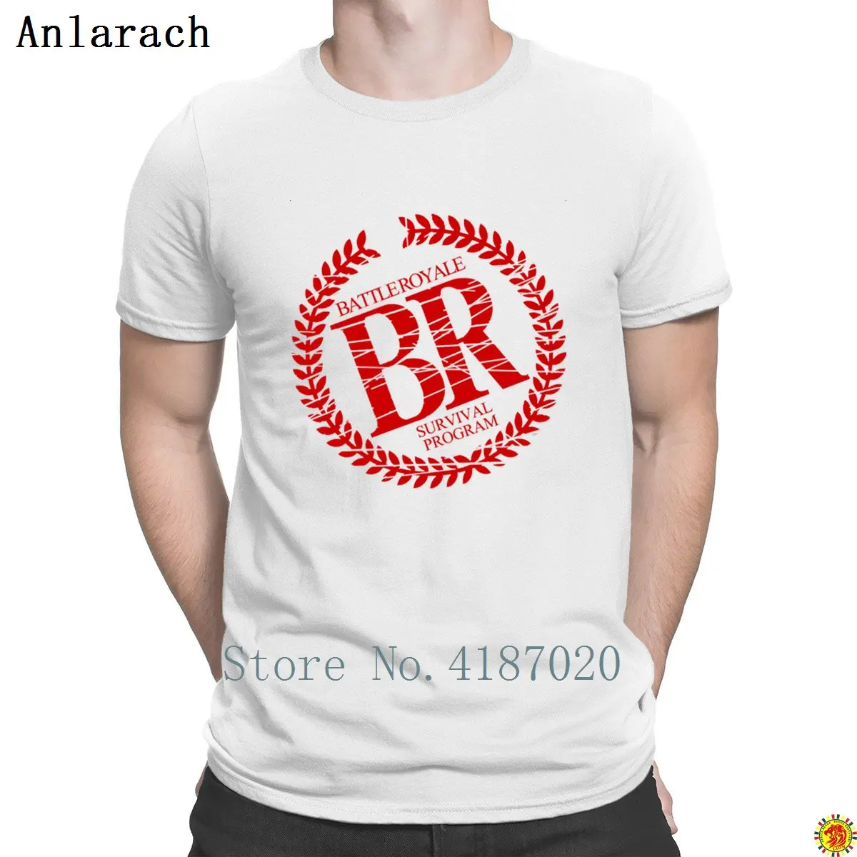 

Survival Program Japanese Horror T Shirt Designs Loose Fun T Shirt For Men Spring Autumn Leisure Cotton Anlarach Solid Color