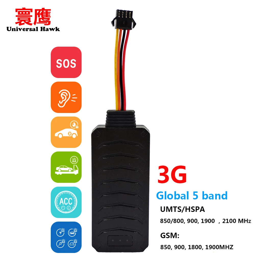 GSM GPS signal upgrade Car 2G 3G 4G GPS Tracker SOS Voice Cut Off Oil Towed away move ACC status Alarm GPS Locator Free APP