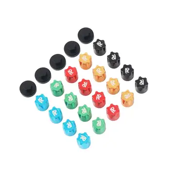 

RCtown 4Pcs Aluminium RC Car Wheel Rim Center Cap M4 Nut for 1/10 RC Crawler Traxxas TRX4 Axial SCX10 90046 D90 Tamiya MST