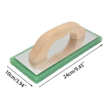 

Square Plastering Trowel Green Foam Sponge Handheld Concrete Spatula Tiling Tool Premium Quality