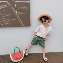 Детская одежда; шорты для маленьких мальчиков; Новинка года; Летние Стильные Детские шорты для мальчиков; Детские повседневные брюки