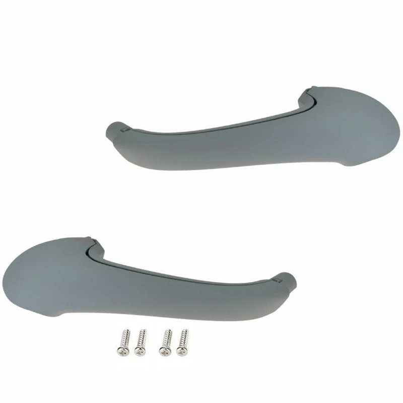 Front Left & Right Interior Door Pull Handles for Mercedes-Benz W203 C-Class 2038101651 Gray
