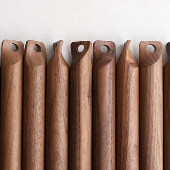 

Decorative French Stick for Baking, Wooden Dough Stick, Perforated, Pastry Pizza Dough Roll (Walnut Hole 15-3 / 4 Inches)