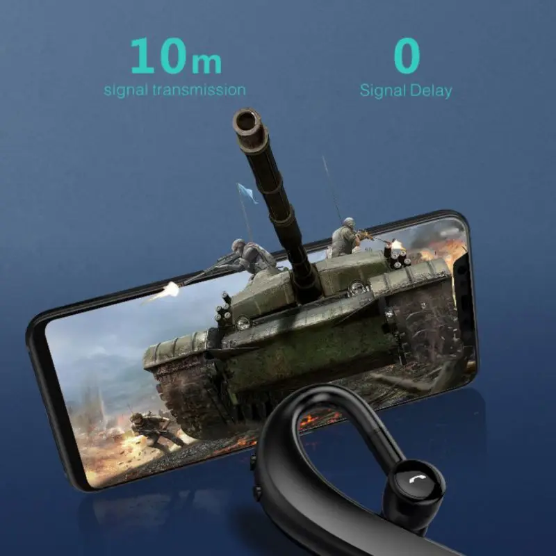 Наушники с ушным крюком для Bluetooth 5,0, гарнитура для быстрой зарядки, аксессуары для вождения автомобиля, гарнитура для контроллера мобильного телефона