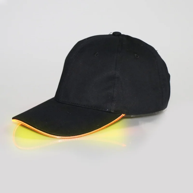Светодиодный свет Бейсбол шляпа светящаяся Кепка идеально подходит для вечерние в стиле хип-хоп, для бега и больше спортивных светодиодный головной убор Рождественский подарок дропшиппинг - Цвет: B2