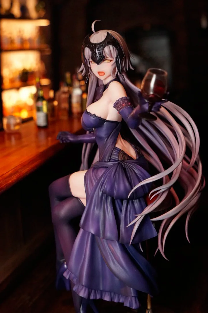 

25cm Fate Grand Order Joan of Arc Scene bar Figure action figure collect toys collection doll anime cartoon model for gift