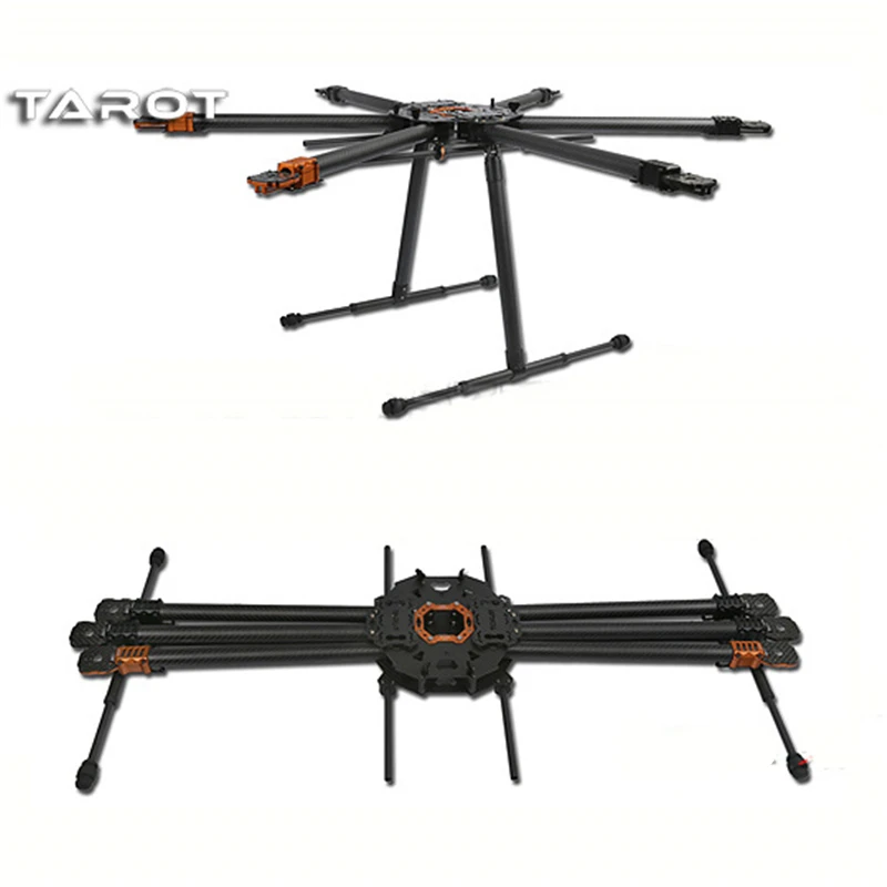 Таро TL810A X6 углеродное волокно гекса вертолет набор складные руки FPV комплект без