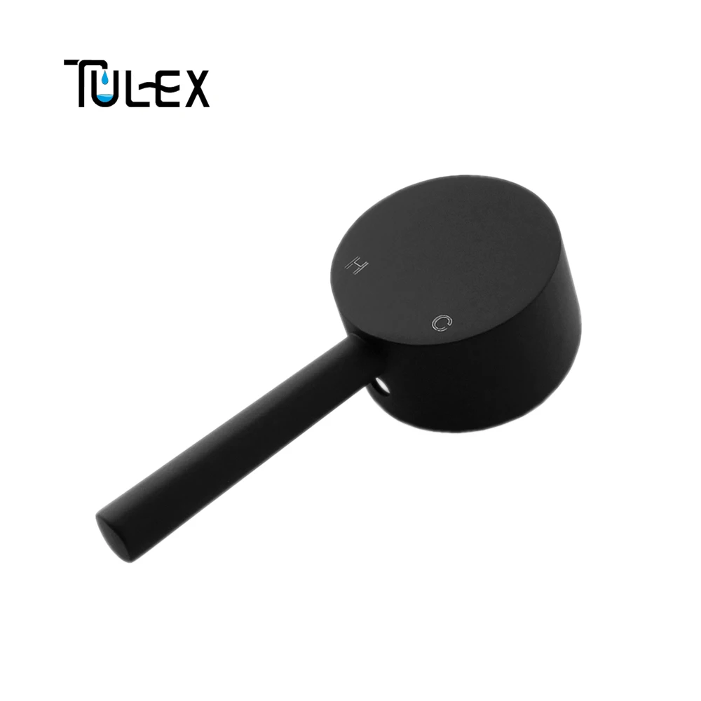 TULEX черный настенный смеситель, скрытый смеситель для душа, хромированный настенный клапан, две функции, душевой переключатель, душевой кран для ванной комнаты