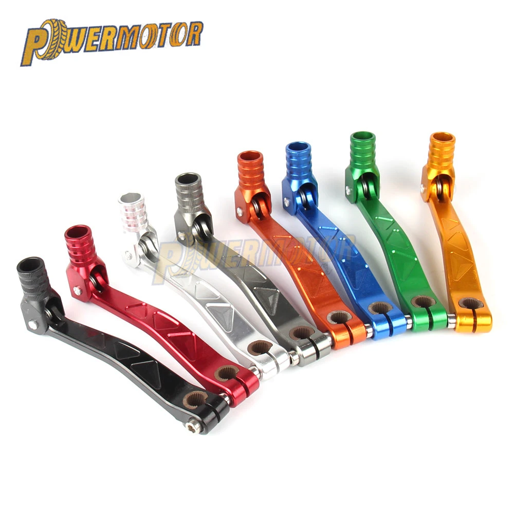 

CNC Folding Aluminum Folding Gear Shift Lever Fit For ATV Dirt Bike Pit Bikes Gear Lever Motorcycle Motocross