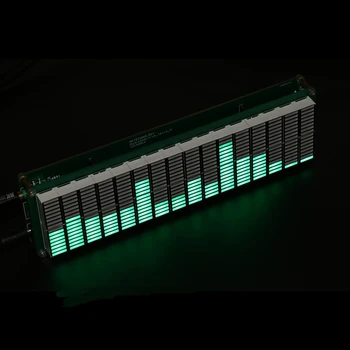 

Full green LED music spectrum indicator