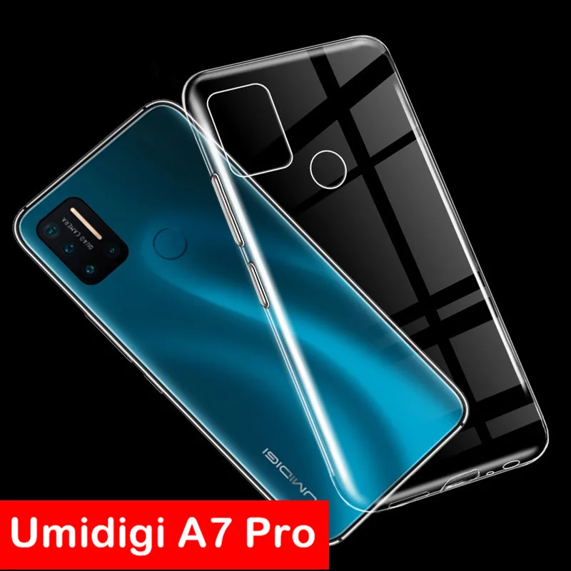 Чехол для телефона Umidigi A7 Pro мягкий чехол из ТПУ ультратонкий прозрачный