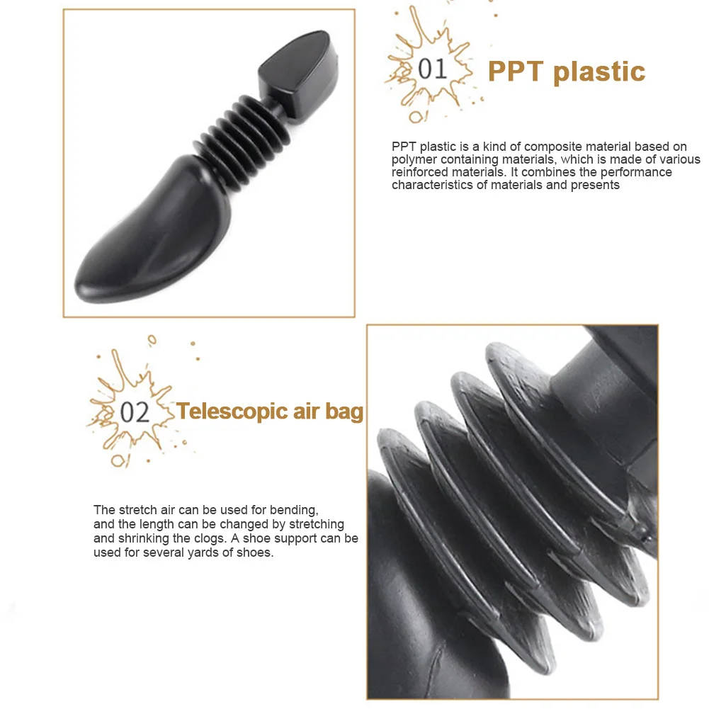 2 шт. пластиковые практичные сапоги Expander Shaper Регулируемая домашняя портативная обувь носилки эластичные весенние износостойкие против морщин