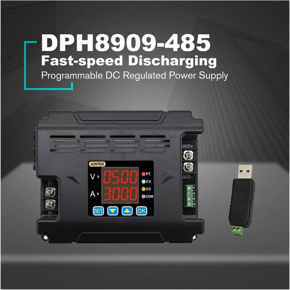 

DPH8920-485 96V 20A Digital Constant Voltage Current DC-DC Step-down Power Supply Buck Converter With 485 Communication Line