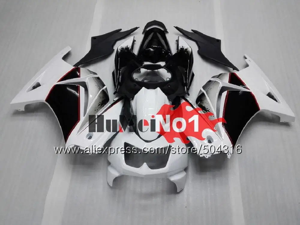 Комплект для KAWASAKI EX250 ZX250 R EX250R 10MC образования легкой пены. 3 ZX EX 250 250R ZX250R 2008 2009 2010 2011 2012 08 09, 10, 11, 12, зеленого и белого цветов обтекатель - Цвет: No. 3
