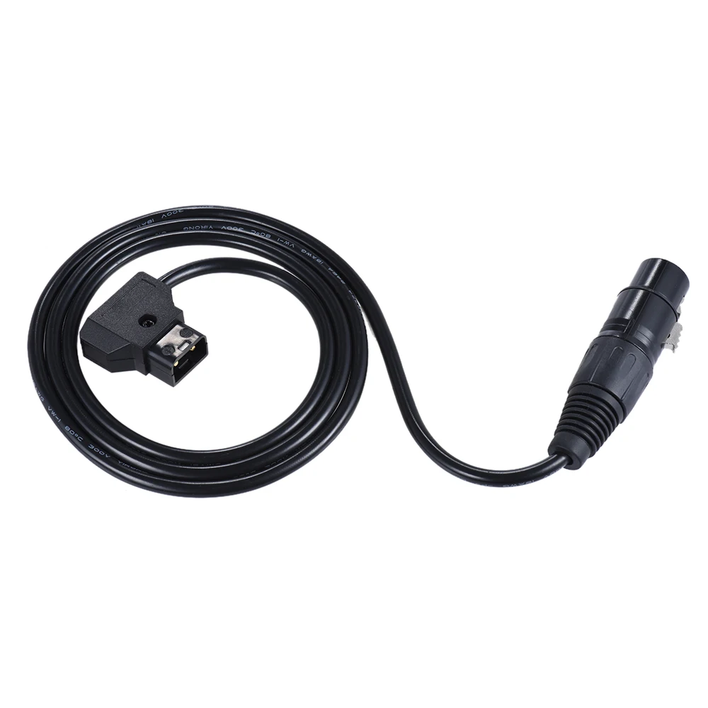 Andoer 100 см/3.3ft V-mount Батарея пластина зеркальная камера монитора видеокамеры D-Tap для XLR 4-контактный разъем адаптера Питание кабель Шнур