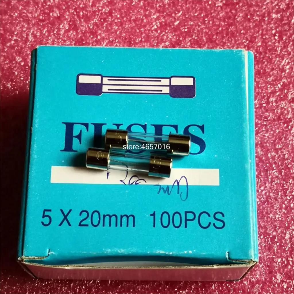 5x20 0.1A 0.2A 0.25A 0.5A 1A 1.5A 1.6A 2A 3A 3.15A 4A 5A 6.3A 8A 10A 15A 20A Slow Blow 5*20mm 250V Glass Fuse Tube x 100pcs