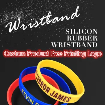 

500PCS Custom Product Free Print Logo Debossed Embossed colouring silicone bracelets wristbands for Activities for Competition