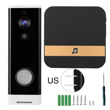 

WIFI Smart Doorbell HD Video Camera Ring IR 1080 Wireless Home Security System