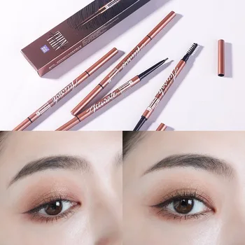 

Xixi Eyebrow Pencil New Ultra-fine and Accurate Sketching Four-color Natural Lasting Lazy Love Is Not Easy To Smudge