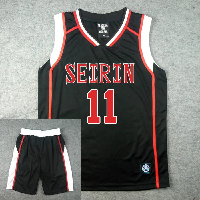 Комплект из майки и шортов Kuroko no Basuke Seirin High School No.11 Tetsuya No.10 | Тематическая одежда