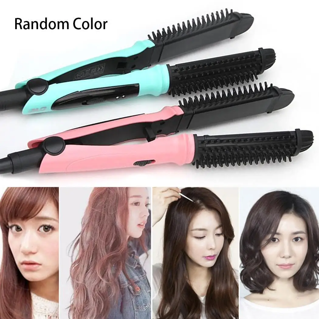 

New Fashion Women Multi-function Hair Straight Hair Curler Styling EU 3-5 minutes Curly Sticks 21mm-30mm Tools