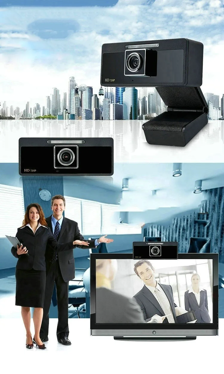 С фабрики 720P компьютерная веб-камера usb ультра-ясный ноутбук ПК видео-конференц-связь пересечение границы для веб-камеры