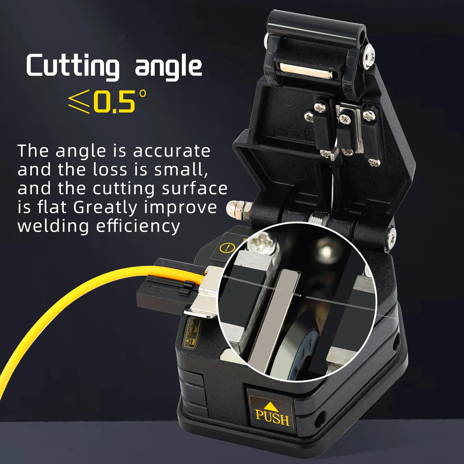 Fiber cleaver SKL-6C Cable Cutting Knife FTTH fiber optic knife tools cutter High Precision Cleavers KELUSHI-6C