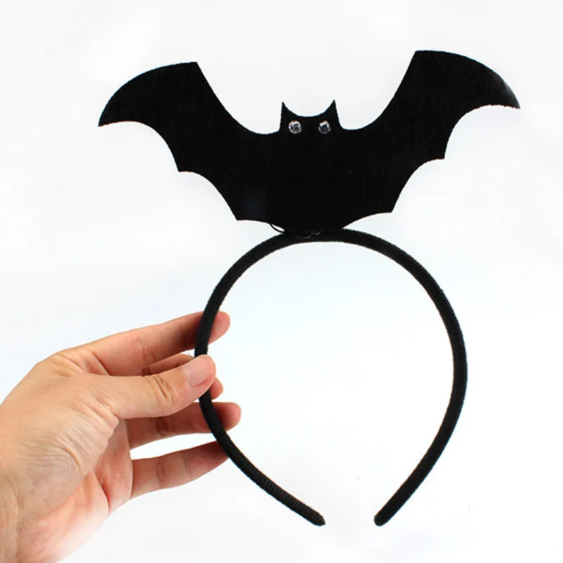 Хэллоуин черная повязка для волос светящаяся головная повязка Косплей Маскарадная маска для детей взрослых магазин NYZ