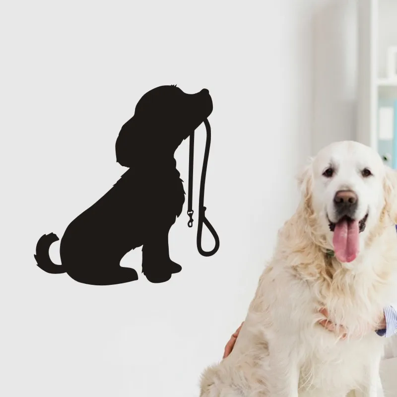 Салон для ухода за собакой Pet Shop стикер наклейка плакаты виниловые настенные художественные наклейки Parede Декор Фреска Pet Shop стикер