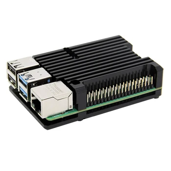 

For Raspberry Pi 4 B-Type Aluminum Shell Metal Enclosure Aluminum Alloy Chassis Aluminum Fanless Cooling Vest