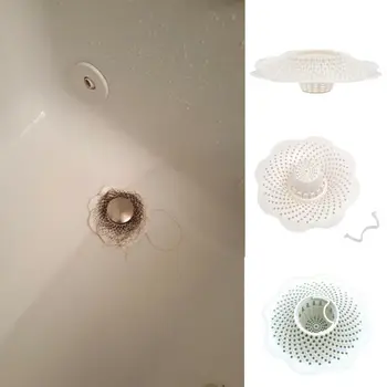 

Portable Bathtub Drain Stopper Silicone Drain Plug Bath Tub Drain Cover Floor Hair Stopper Catchers