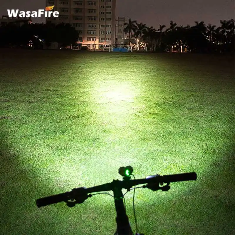 Qiilu Éclairage de vélo Lumière de vélo Rechargeable par USB BX3 3 en 1