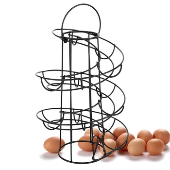 

Egg Skelter Storage Wire Rack Keeper Space Saver 24 Eggs Free Standing