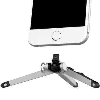

Mini Desk Tripod Stand for IPhone/Android，Plastic Foldable Phone holder Mount For Your Mobile Phone