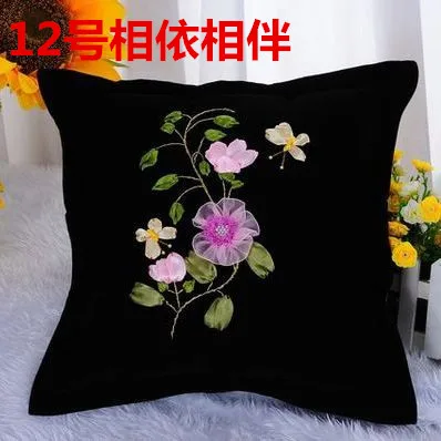 Стиль лента вышивка звезды букет Подушка Свадьба сладкий благословение флис автомобиль комплект растение цветы