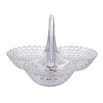 

Three Layer Creative Fruit Plate Containing Multi-Layer Superimposed Candy Plate Dried Fruit Storager Organizer Holder SWWQ