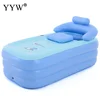 1.6m Adult Bath Tub Portable Inflatable Bathtub Home Folding Barrel Children Can Sit Lie Pvc Bath Tub Spa Bath Barrel Tubbath ► Photo 1/6