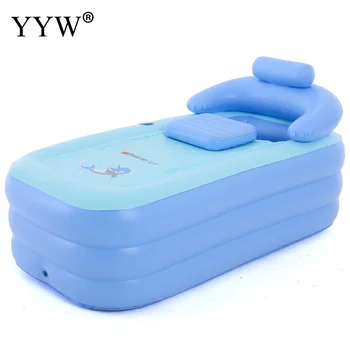 

1.6m Adult Bath Tub Portable Inflatable Bathtub Home Folding Barrel Children Can Sit Lie Pvc Bath Tub Spa Bath Barrel Tubbath