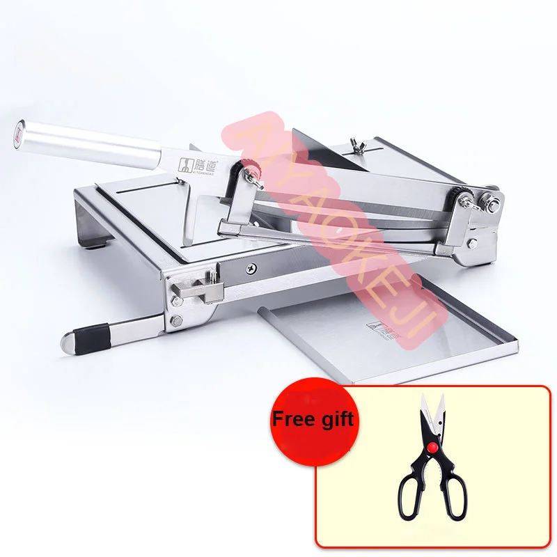 13 . 5-inch Double Edge Cutting Cutter Commercial Household Bone Cutter Machine meat mincer Household Cut beef and mutton rolls