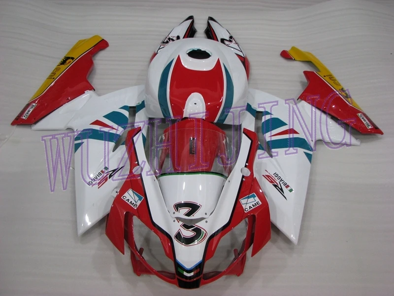 Обтекатели RS 125 2008 набор для всего тела RS 125 2006 красный, белый набор для всего тела RS 125 2006-2011