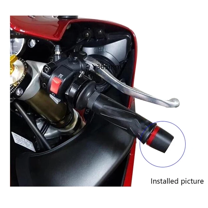 Для Yamaha R1 R6 MT07 MT09 MT10 синий 7/8 "22 мм Универсальная мотоциклетная заглушка для руля