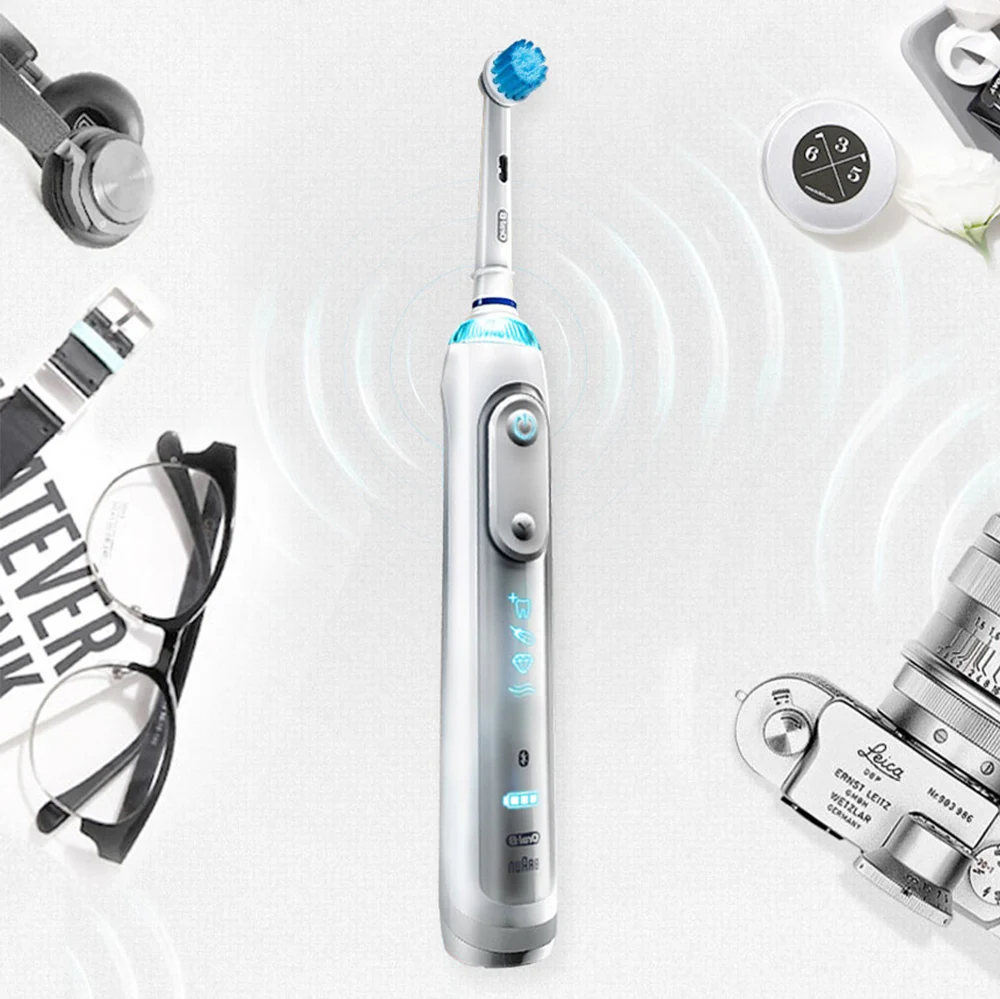 Oral B 8000 Electric Toothbrush 5 Mode Bluetooth Technology Position Detection 360 SmartRing Superior Clean Tooth Brush Oral B 8000 Electric Toothbrush 5 Mode Bluetooth Technology Position Detection 360 SmartRing Superior Clean Tooth Brush