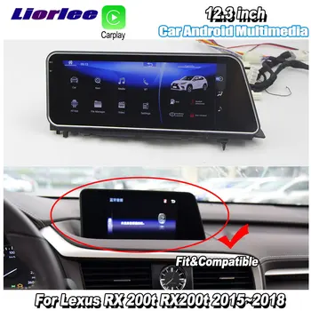 

Liorlee Car Radio Audio Video Stereo For Lexus RX 200t RX200t 2015-2018 Car HD Screen Android GPS Navigation Multimedia Player