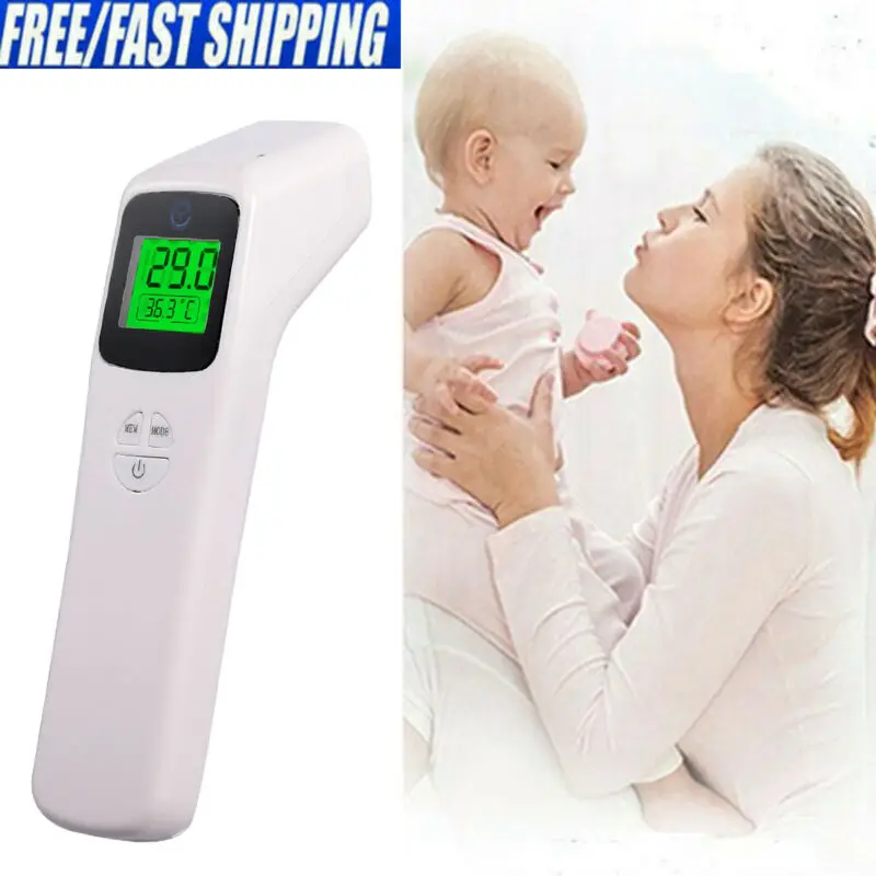 

Digital LCD Thermometer Infrared Forehead Non-touch Thermometer For Baby Kids Adults Temperature Gun Medical Health Monitoring