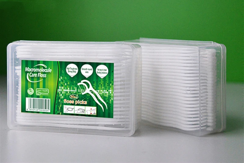 

50pcs Dental Floss Flosser Picks Teeth Toothpicks Stick Tooth Clean Oral Care 7.5cm Dental Cleaning Toothpicks Floss Picks