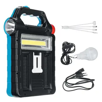 

Multifunctional Solar Charging Power Bank Camping Tent Work Light with USB Cable Outdoor Flashlight Torch Lantern Portable