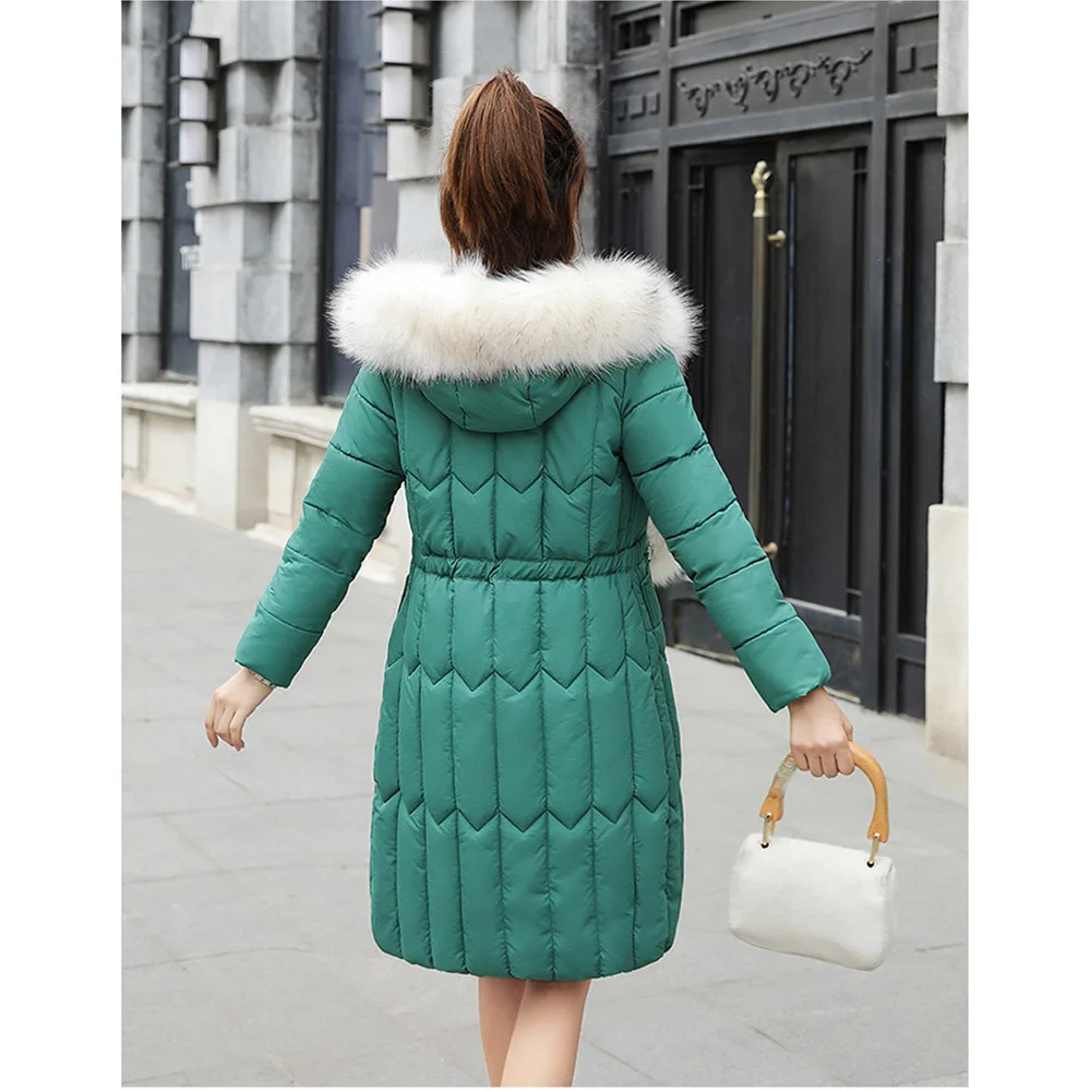 2019 зимняя куртка для женщин и пальто парки ватные куртки теплое с большим