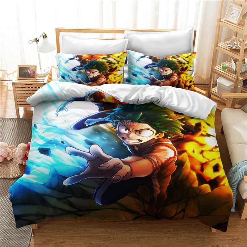 Midoriya Izuku 3d Duvet Cover Set Anime My Hero Academia Printed Bedding Set Bed Linen Bedclothes Comforter Cover Free Shipping Midoriya Izuku 3d Duvet Cover Set Anime My Hero Academia Printed Bedding Set Bed Linen Bedclothes Comforter Cover Free Shipping